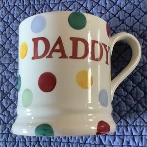 NEW Emma Bridgewater 1/2 Pint Mug Polka Dot DADDY
